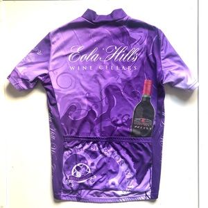S Bike Jersey - Like New! - Purple - Short Sleeve, 3/4 zip